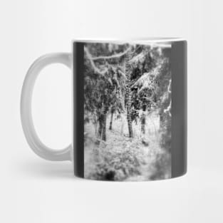 snowy Oregon forest Mug